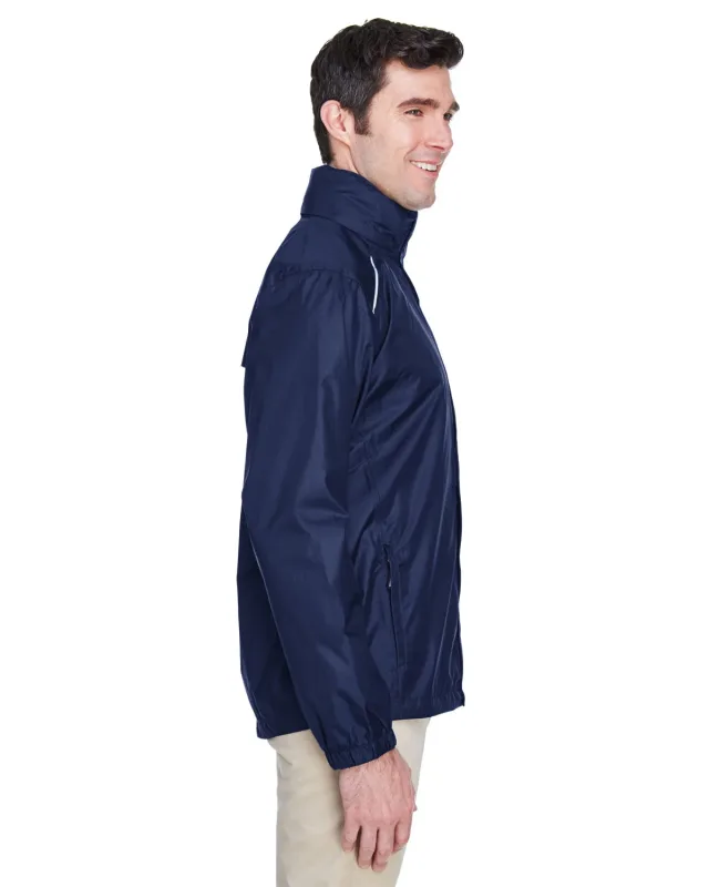 CORE365 Men's Climate Seam-Sealed Lightweight Variegated Ripstop Jacket — view 21