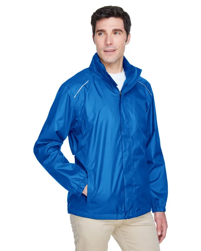 CORE365 Men's Climate Seam-Sealed Lightweight Variegated Ripstop Jacket — view 6