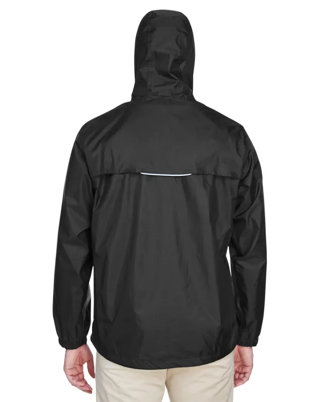 CORE365 Men's Climate Seam-Sealed Lightweight Variegated Ripstop Jacket — view 8