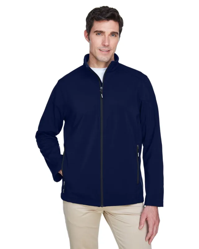CORE365 Men's Cruise Two-Layer Fleece Bonded Soft Shell Jacket — view 18