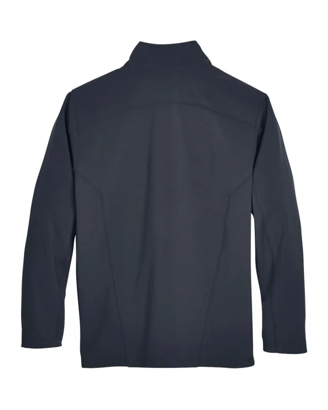 CORE365 Men's Cruise Two-Layer Fleece Bonded Soft Shell Jacket — view 2