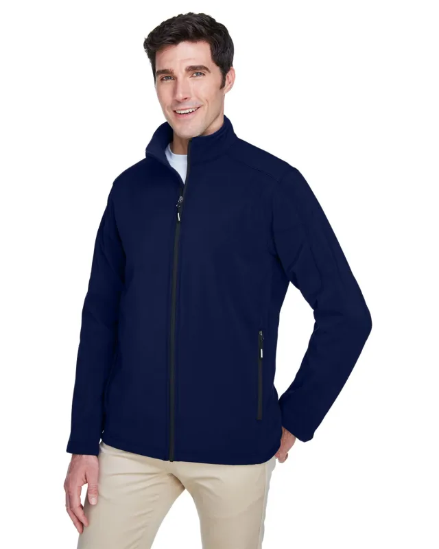 CORE365 Men's Cruise Two-Layer Fleece Bonded Soft Shell Jacket — view 20