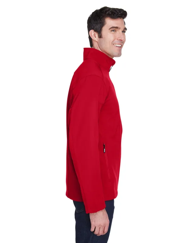 CORE365 Men's Cruise Two-Layer Fleece Bonded Soft Shell Jacket — view 28