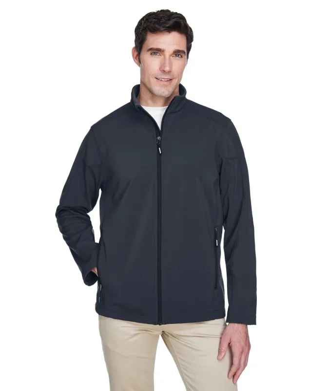 CORE365 Men's Cruise Two-Layer Fleece Bonded Soft Shell Jacket — view 4