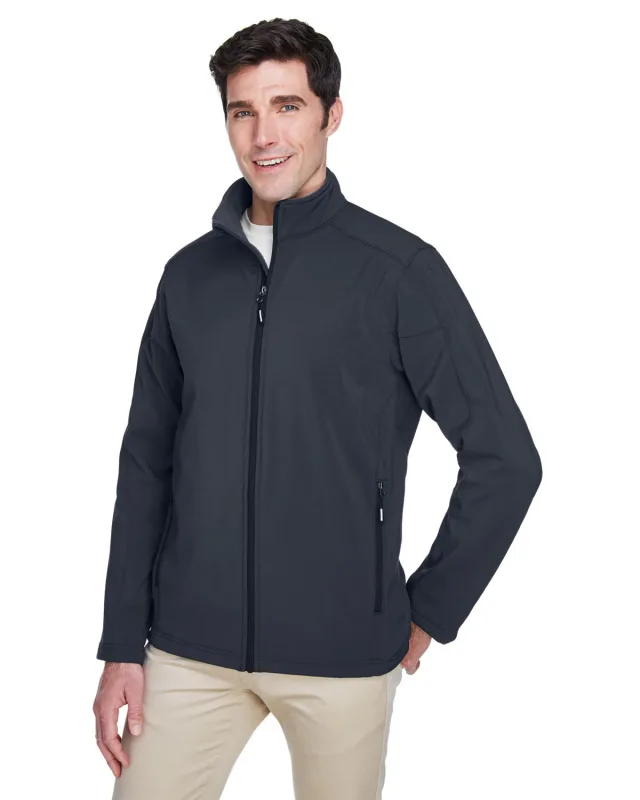 CORE365 Men's Cruise Two-Layer Fleece Bonded Soft Shell Jacket — view 6