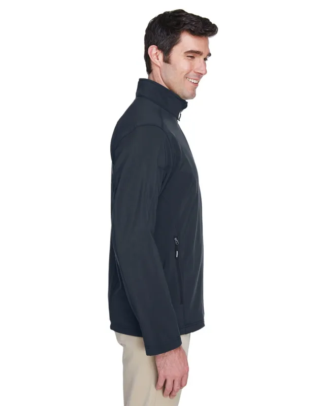 CORE365 Men's Cruise Two-Layer Fleece Bonded Soft Shell Jacket — view 7