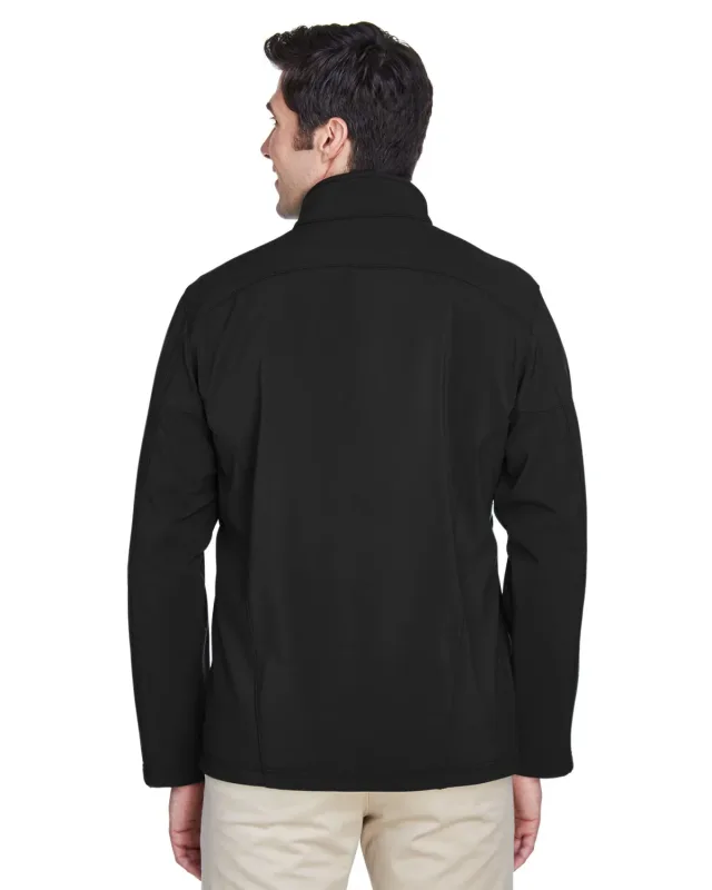 CORE365 Men's Cruise Two-Layer Fleece Bonded Soft Shell Jacket — view 8