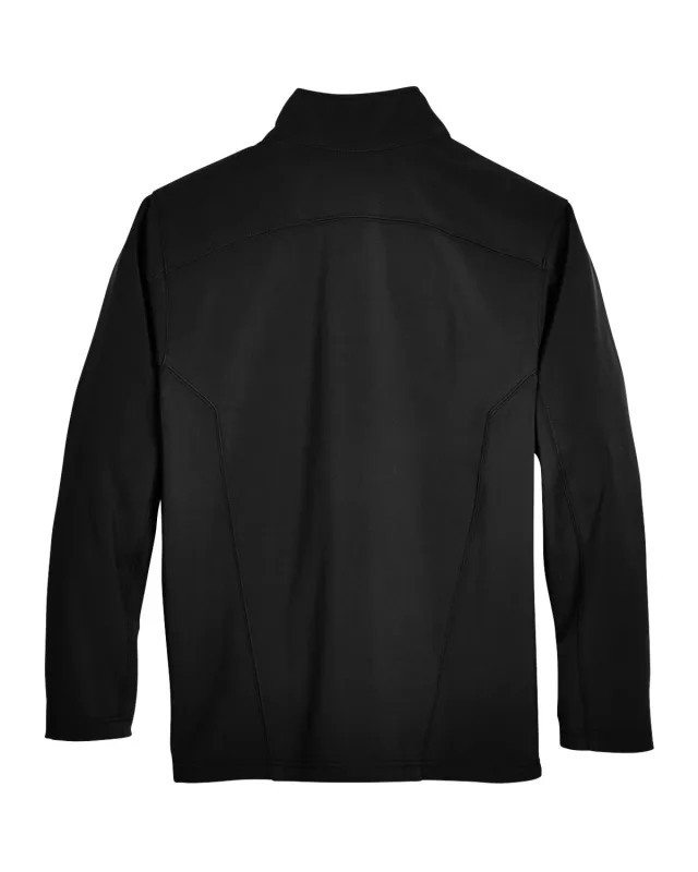 CORE365 Men's Cruise Two-Layer Fleece Bonded Soft Shell Jacket — view 9