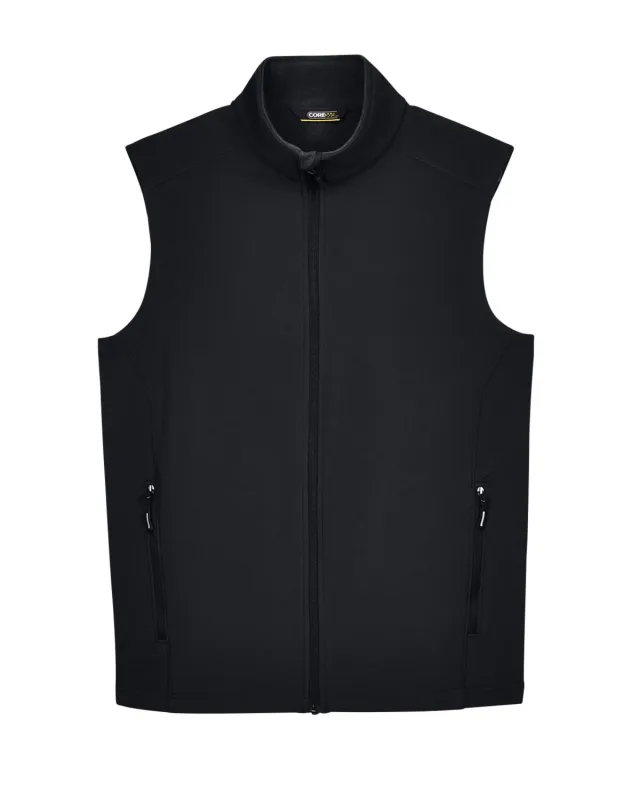 CORE365 Men's Cruise Two-Layer Fleece Bonded Soft Shell Vest — view 10