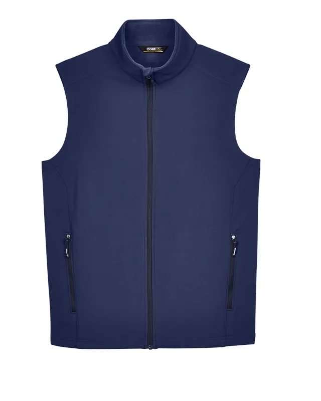 CORE365 Men's Cruise Two-Layer Fleece Bonded Soft Shell Vest — view 17