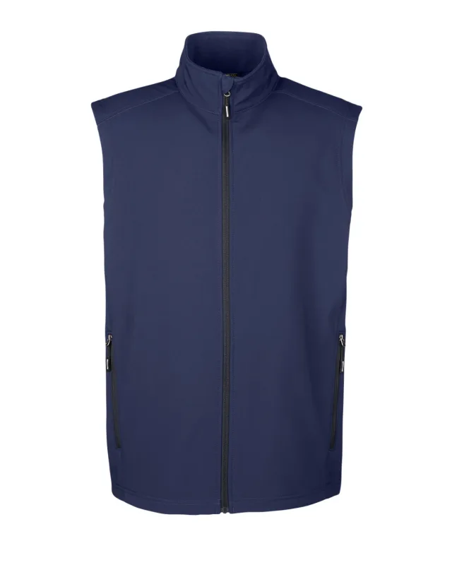 CORE365 Men's Cruise Two-Layer Fleece Bonded Soft Shell Vest — view 19
