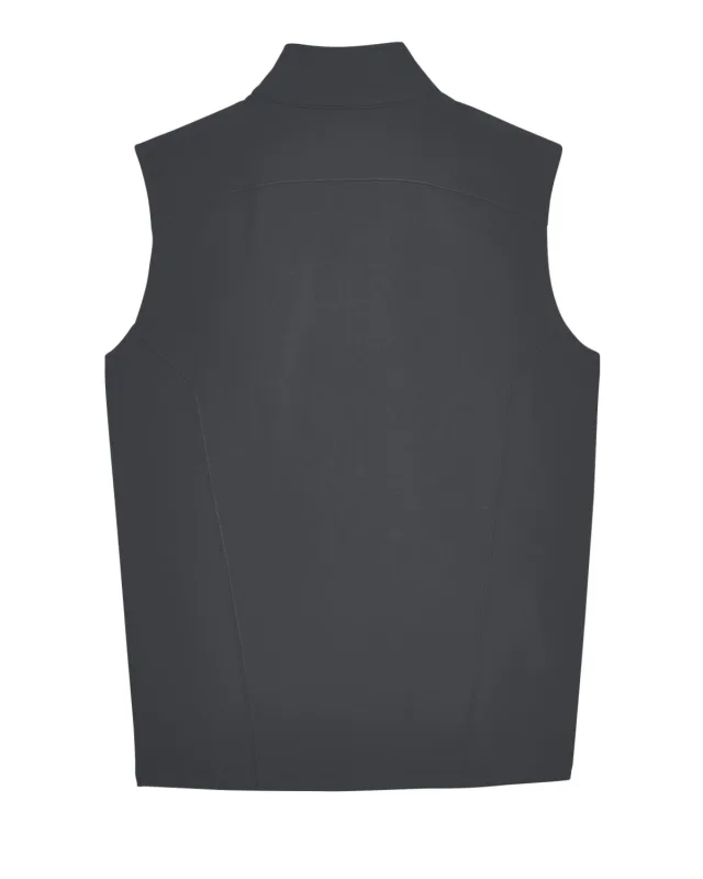CORE365 Men's Cruise Two-Layer Fleece Bonded Soft Shell Vest — view 2