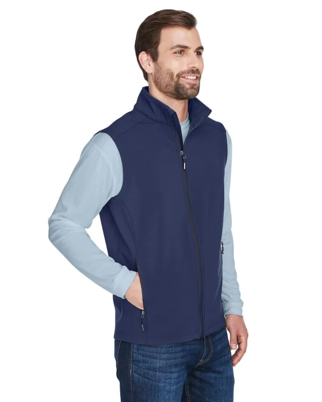 CORE365 Men's Cruise Two-Layer Fleece Bonded Soft Shell Vest — view 20