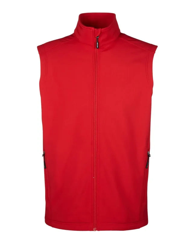 CORE365 Men's Cruise Two-Layer Fleece Bonded Soft Shell Vest — view 26