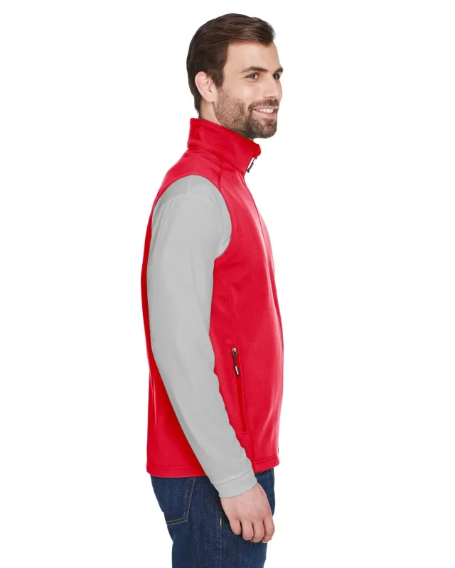 CORE365 Men's Cruise Two-Layer Fleece Bonded Soft Shell Vest — view 28