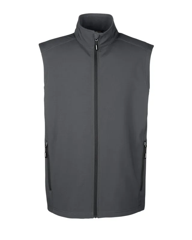 CORE365 Men's Cruise Two-Layer Fleece Bonded Soft Shell Vest — view 5