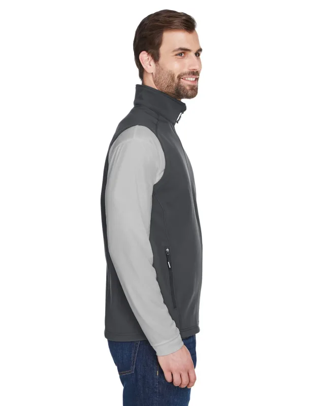 CORE365 Men's Cruise Two-Layer Fleece Bonded Soft Shell Vest — view 7