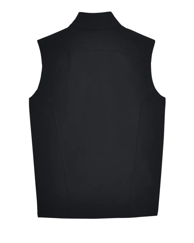 CORE365 Men's Cruise Two-Layer Fleece Bonded Soft Shell Vest — view 9