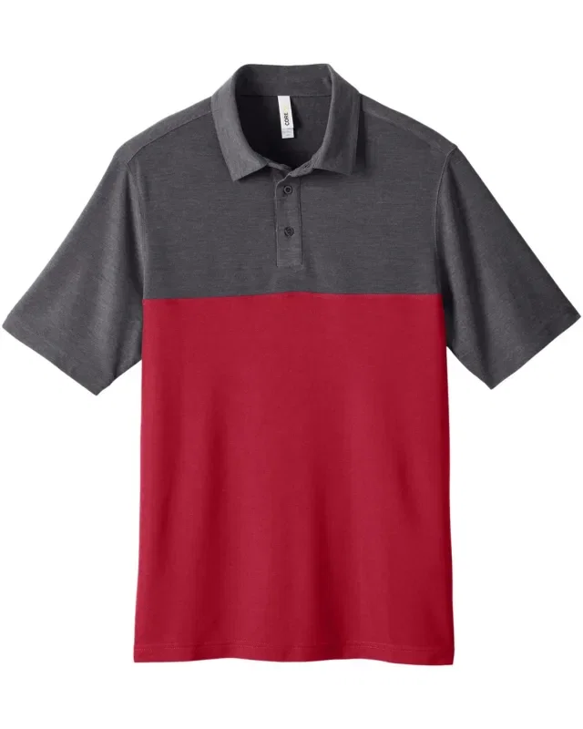 CORE365 Men's Fusion ChromaSoft Colorblock Polo — view 53