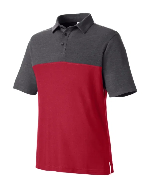 CORE365 Men's Fusion ChromaSoft Colorblock Polo — view 56