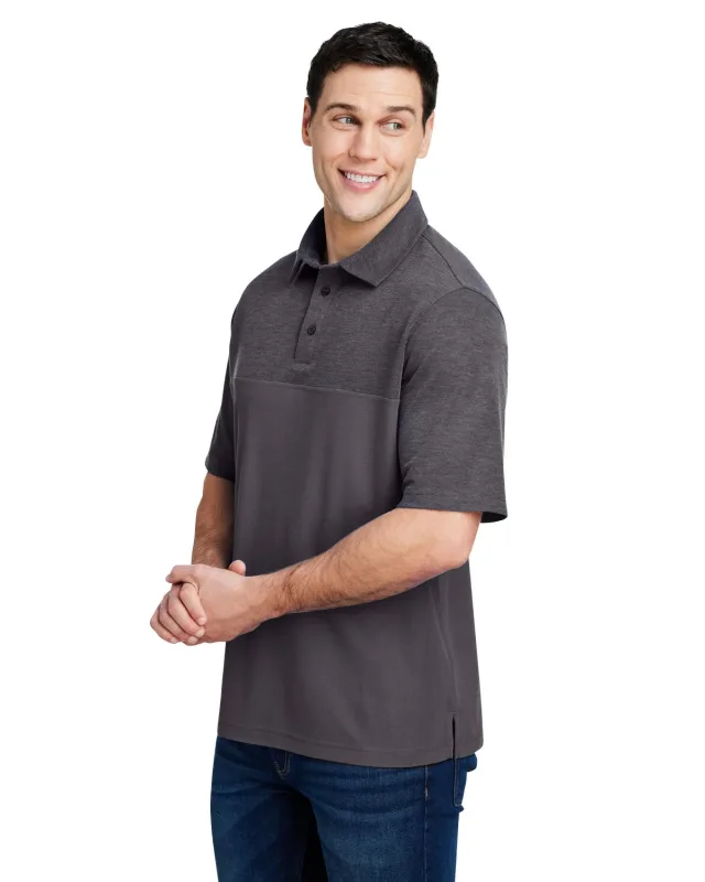 CORE365 Men's Fusion ChromaSoft Colorblock Polo — view 9