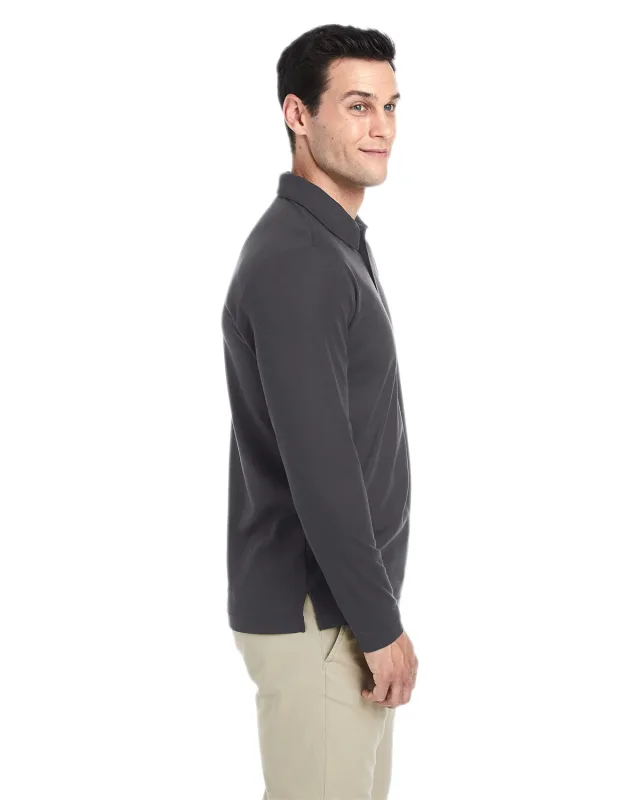 CORE365 Men's Fusion ChromaSoft Long-Sleeve Pique Polo — view 10
