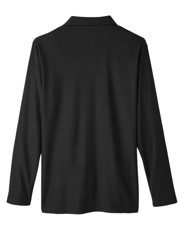 CORE365 Men's Fusion ChromaSoft Long-Sleeve Pique Polo — view 12