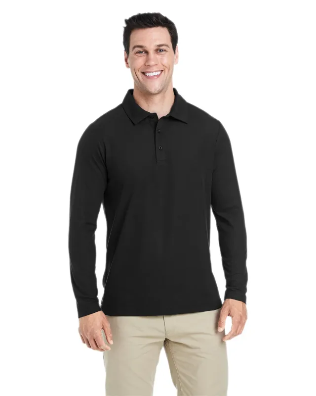 CORE365 Men's Fusion ChromaSoft Long-Sleeve Pique Polo — view 14