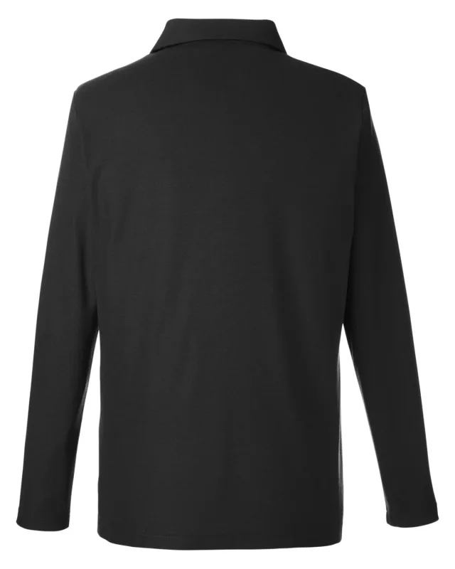 CORE365 Men's Fusion ChromaSoft Long-Sleeve Pique Polo — view 15