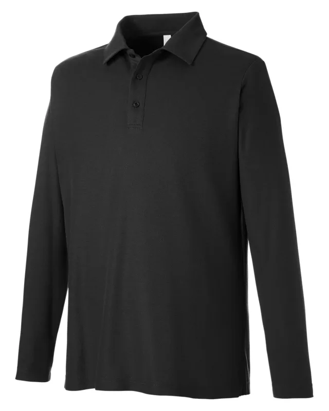 CORE365 Men's Fusion ChromaSoft Long-Sleeve Pique Polo — view 16
