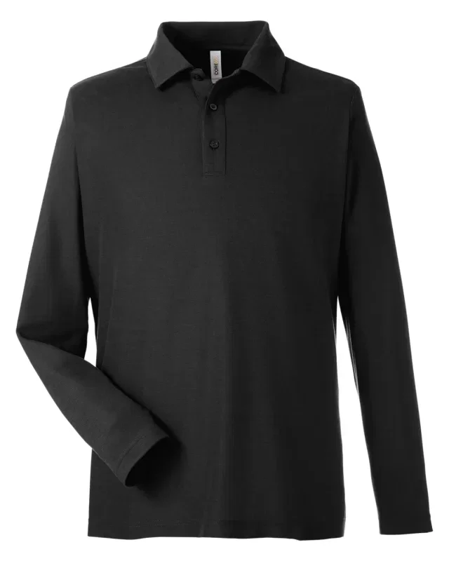CORE365 Men's Fusion ChromaSoft Long-Sleeve Pique Polo — view 18