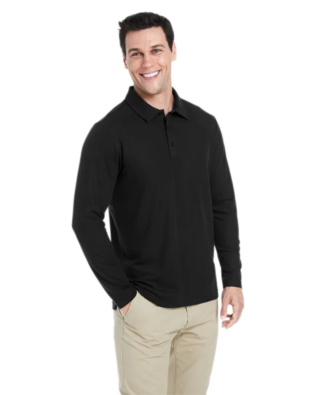 CORE365 Men's Fusion ChromaSoft Long-Sleeve Pique Polo — view 19