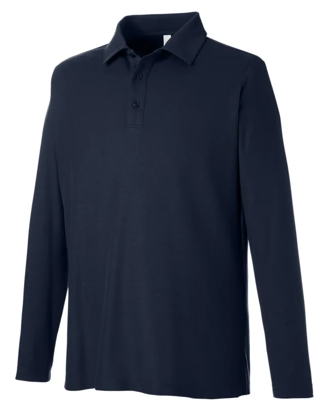 CORE365 Men's Fusion ChromaSoft Long-Sleeve Pique Polo — view 26