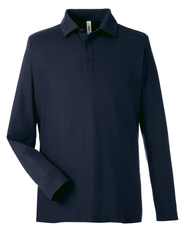 CORE365 Men's Fusion ChromaSoft Long-Sleeve Pique Polo — view 28