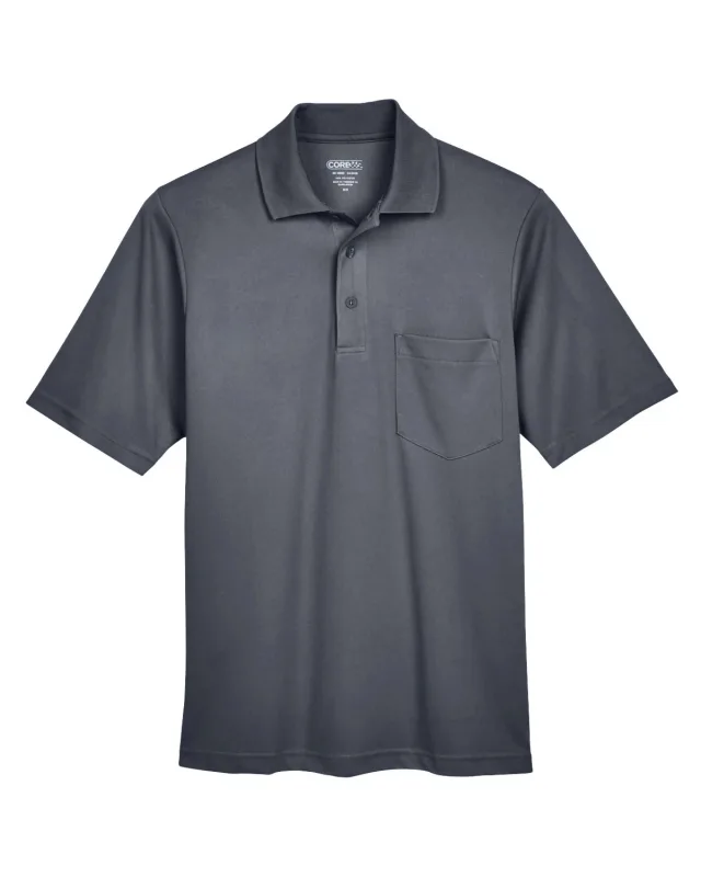 CORE365 Men's Origin Performance Piqué Polo with Pocket — view 10