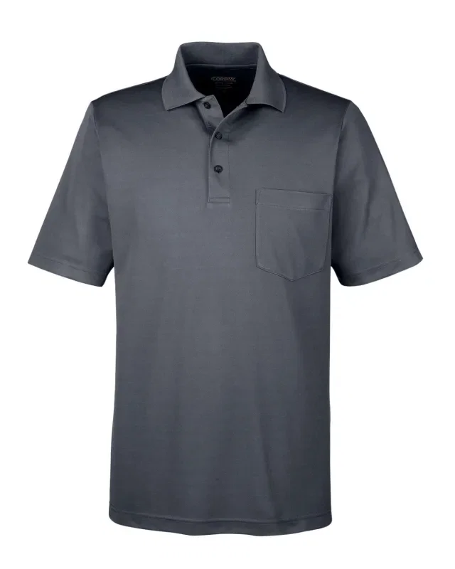 CORE365 Men's Origin Performance Piqué Polo with Pocket — view 12