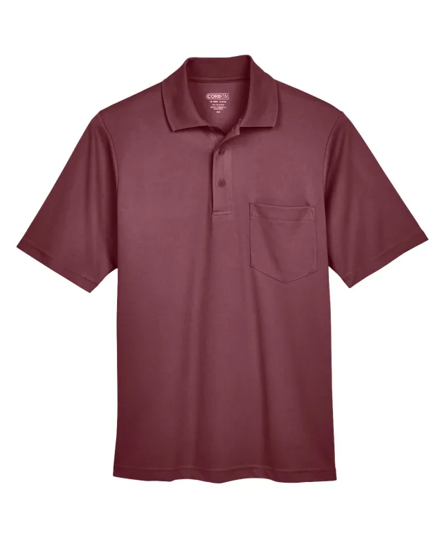 CORE365 Men's Origin Performance Piqué Polo with Pocket — view 17