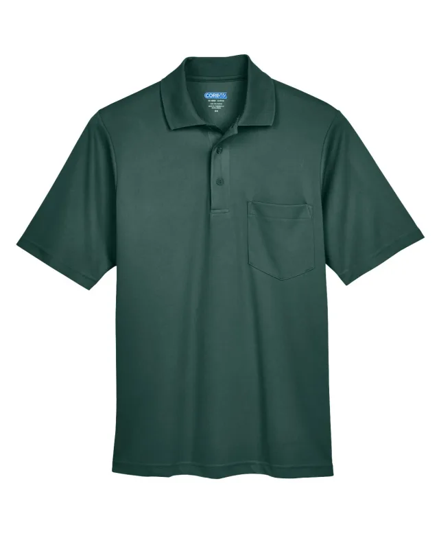 CORE365 Men's Origin Performance Piqué Polo with Pocket — view 24