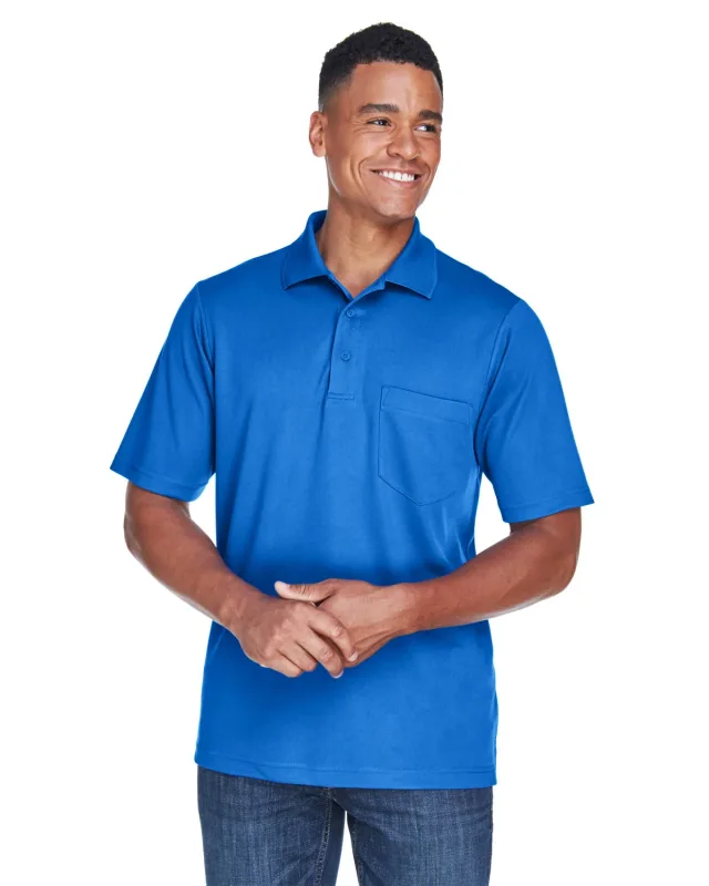 CORE365 Men's Origin Performance Piqué Polo with Pocket — view 4