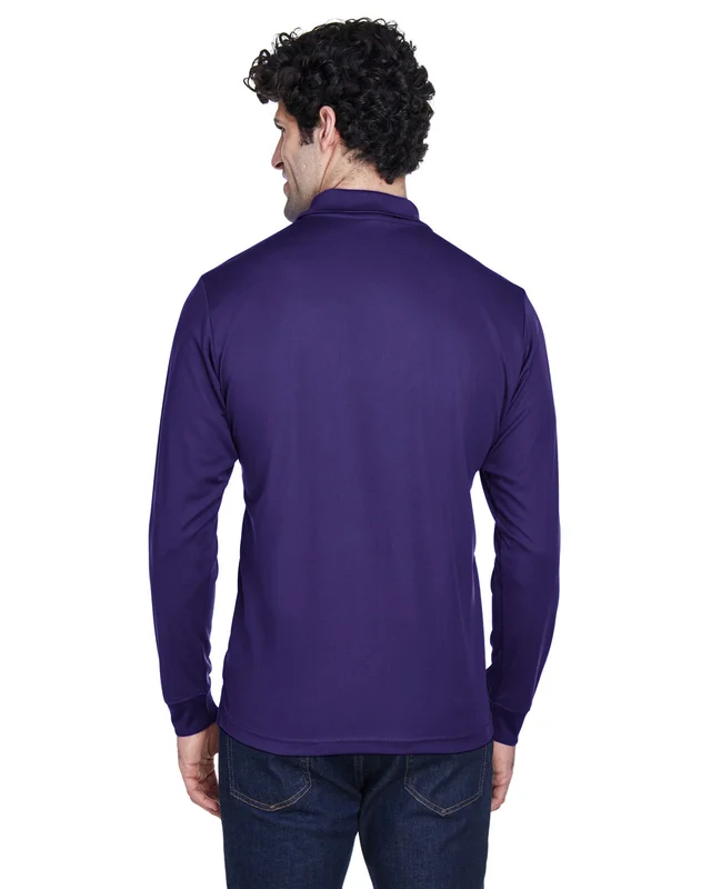 CORE365 Men's Pinnacle Performance Long-Sleeve Piqué Polo