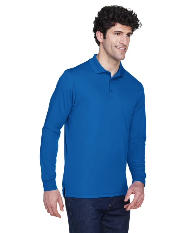 CORE365 Men's Pinnacle Performance Long-Sleeve Piqué Polo — view 13