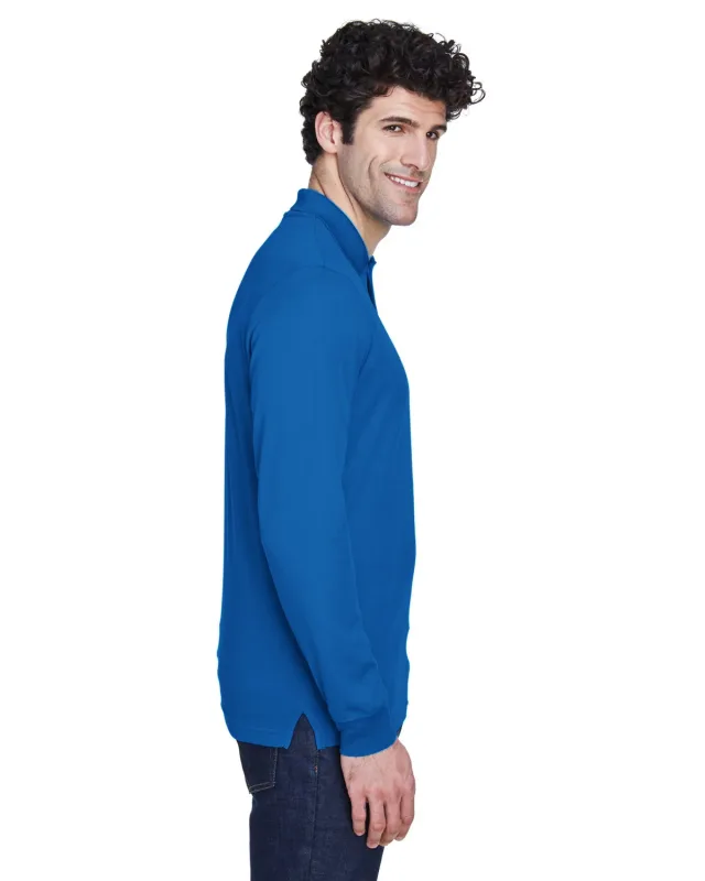 CORE365 Men's Pinnacle Performance Long-Sleeve Piqué Polo — view 14