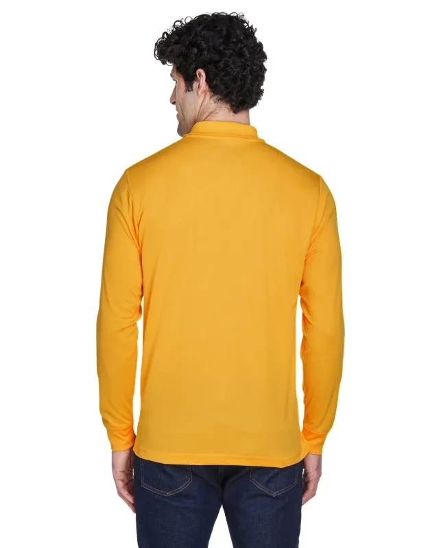 CORE365 Men's Pinnacle Performance Long-Sleeve Piqué Polo — view 15