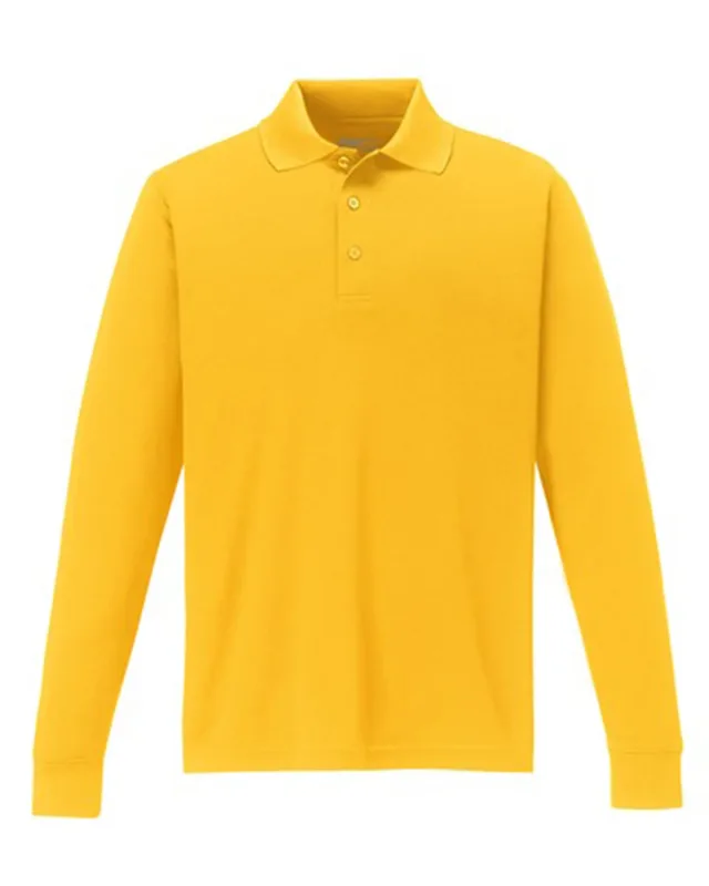 CORE365 Men's Pinnacle Performance Long-Sleeve Piqué Polo — view 19