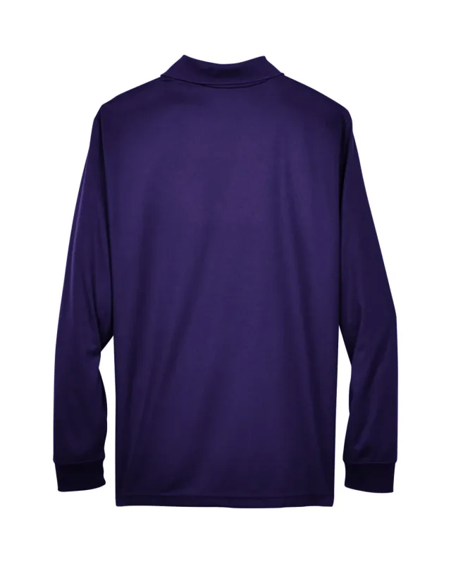 CORE365 Men's Pinnacle Performance Long-Sleeve Piqué Polo — view 2