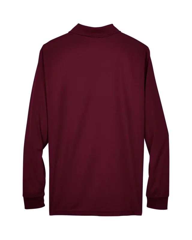 CORE365 Men's Pinnacle Performance Long-Sleeve Piqué Polo — view 30