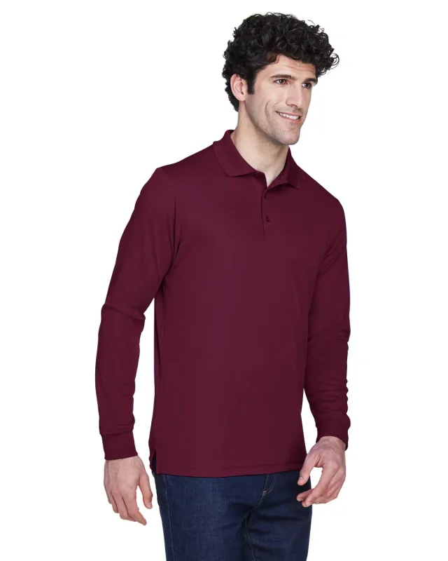 CORE365 Men's Pinnacle Performance Long-Sleeve Piqué Polo — view 34