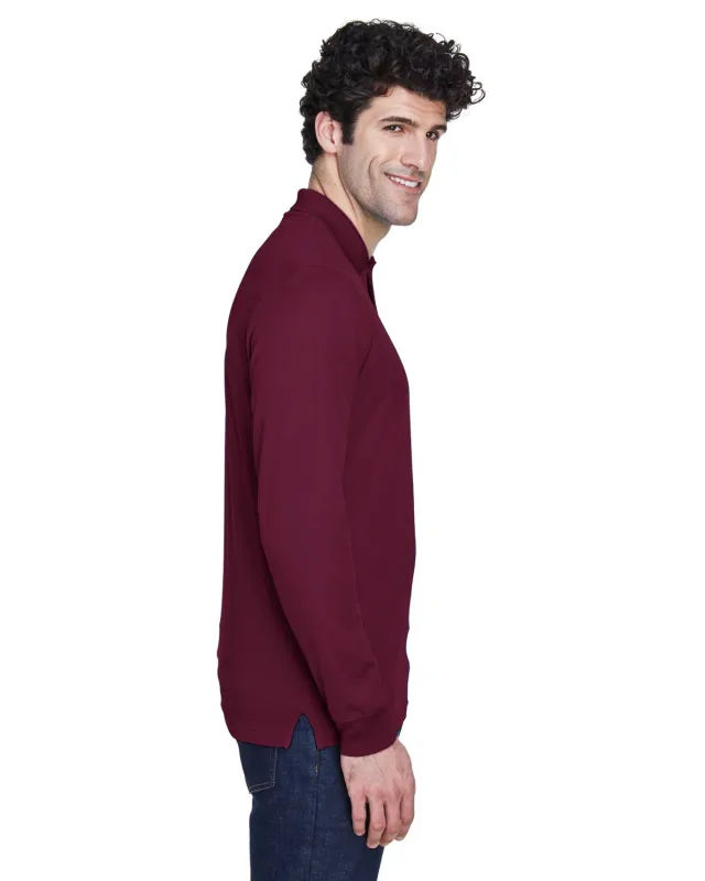 CORE365 Men's Pinnacle Performance Long-Sleeve Piqué Polo — view 35