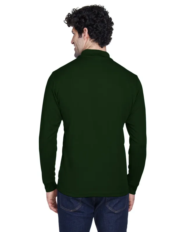 CORE365 Men's Pinnacle Performance Long-Sleeve Piqué Polo — view 36