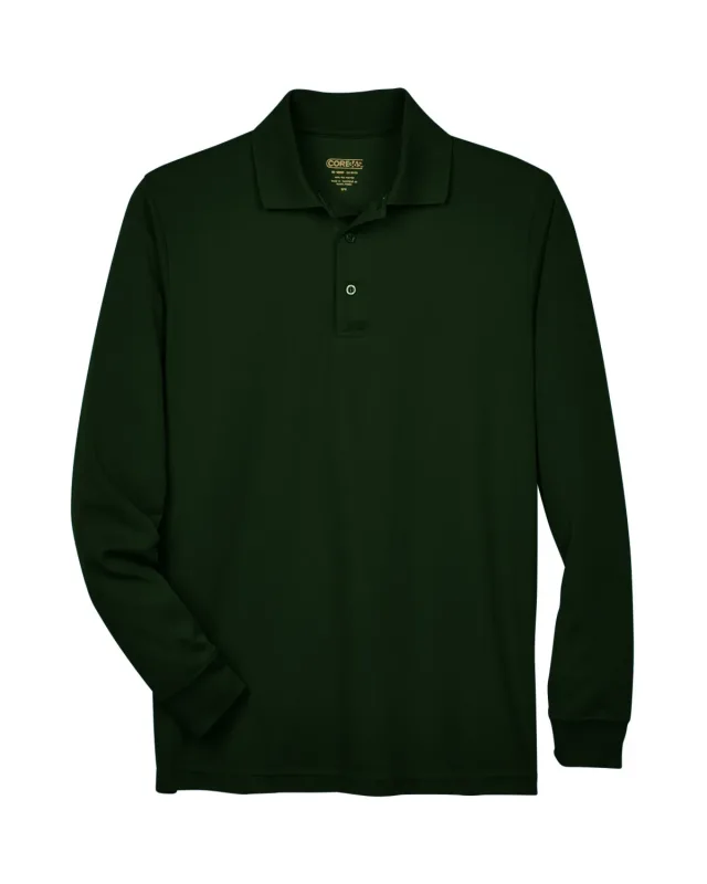 CORE365 Men's Pinnacle Performance Long-Sleeve Piqué Polo — view 38